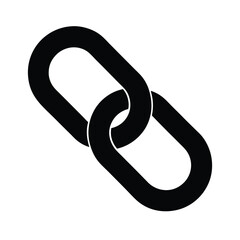 chain link icon vector illustration