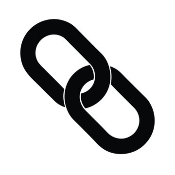chain link icon vector illustration