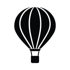 Obraz premium hot air balloon icon vector illustration