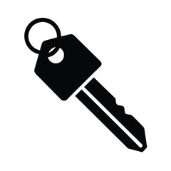 key with tag icon vector illustration