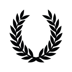 laurel wreath icon vector illustration
