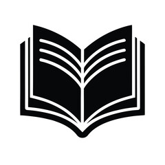 open book reading icon vector illustration