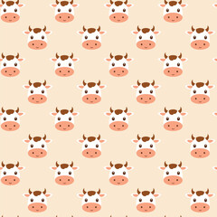 Cow pattern background design