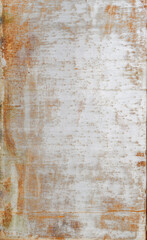 Rust dirty metal wall used as old metal background texture