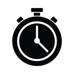 stopwatch finish line icon vector illustration