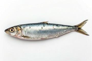 Fototapeta premium fresh fish on a white background