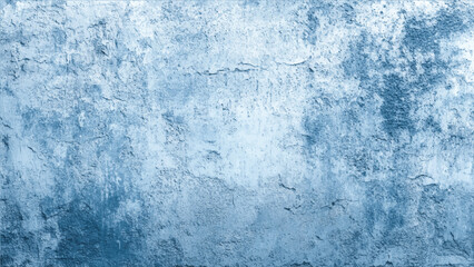 A grainy textured background in shades of deep blue, reminiscent of a weathered surface. Blue background from Venetian plaster with imitation of marble texture