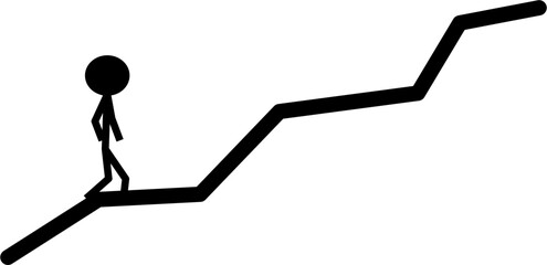 A journey toward achieving goals, symbolizing progress, ambition, determination, and personal growth. Suitable for motivational content, business presentations, or educational materials