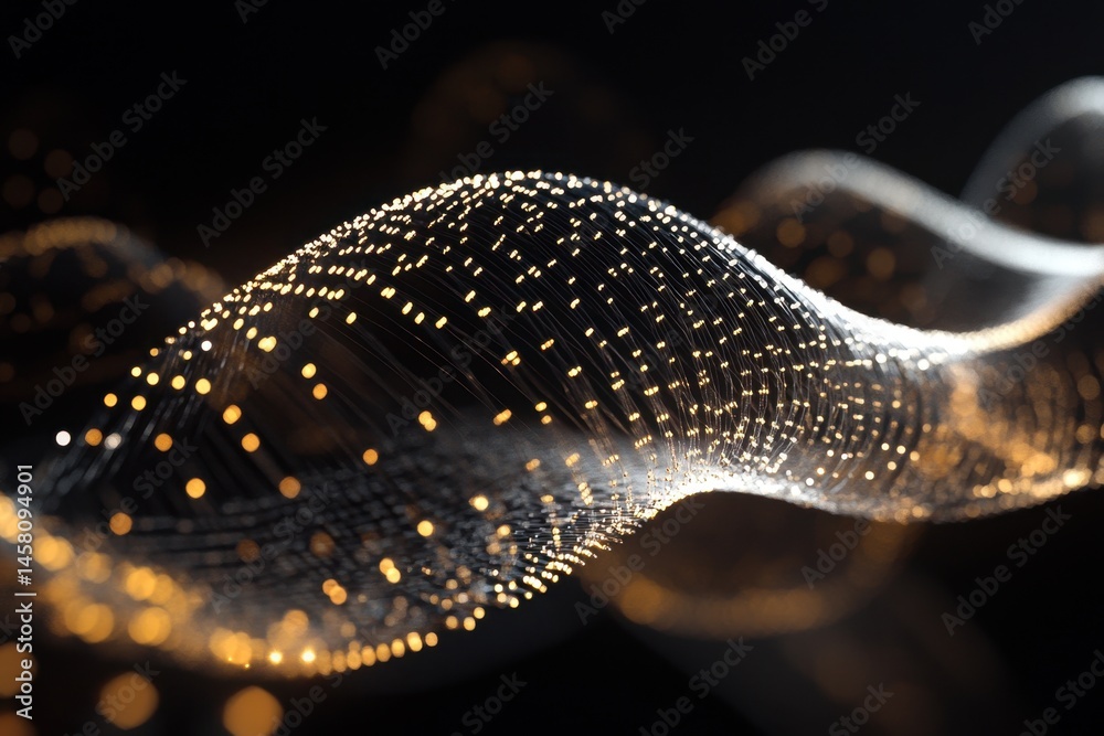 Poster exploration of dna strands intertwined with data processing in a modern digital environment, dna str