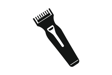 Trimmer silhouette vector illustration on white background