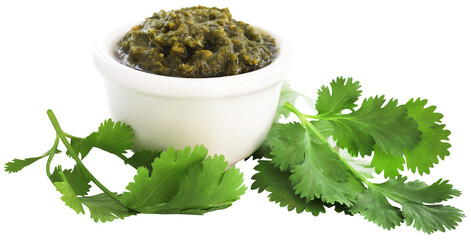 Pesto made of Coriander leaves