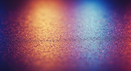 Abstract Close-Up Of Colorful Textured Surface With Vibrant Blue And Orange Lighting