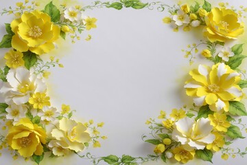 Obraz premium green and yellow color paper