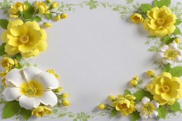 Obraz premium green and yellow color paper