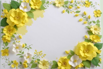 green and yellow color paper