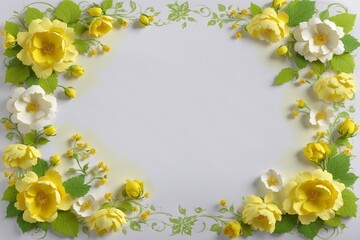 green and yellow color paper