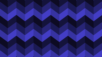 Blue simple zig-zag pattern seamless background moving downwards, background
