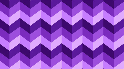 Purple simple zig-zag pattern seamless background moving downwards, background