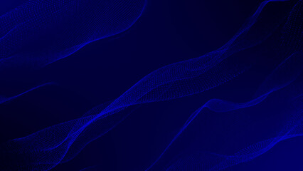 Blue color digital diagonal stripparticle wave in cyberspace abstract background ,cyber background...