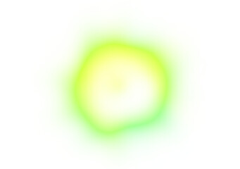 Spectrum color flashes gleam effect on transparent background. Neon glow effect.