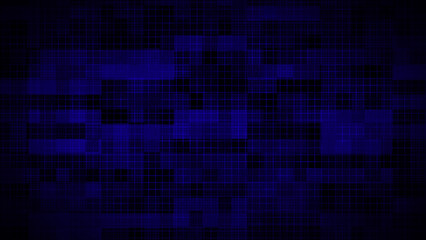 Dark Blue abstract geometric shapes technology background, grid texture tech background
