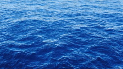 Obraz premium Deep blue ocean waves texture background calm sea surface