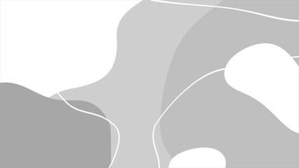 White and Black abstract shapes wavy pattern minimal background, minimal design background