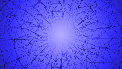 Abstract connection of digital lines and dots technology background, Digital network connection of lines and dots