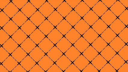 Abstract digital moving dotted lines technology background, square geometrical shape background