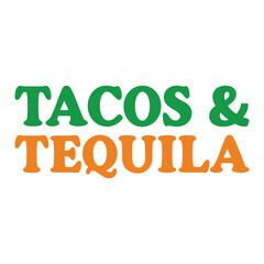 Fototapeta premium tacos & tequila Cinco de Mayo day, happy Cinco de Mayo festival clipart, 5th May Cinco de Mayo celebrate design sublimation 