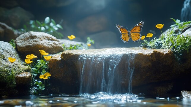 tropical fish in aquarium