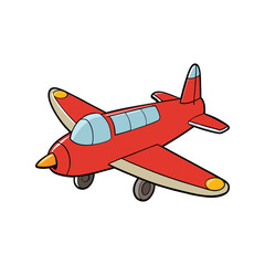 Airplane vector illustration, detailed aircraft design representing travel, aviation, transportation, and flight concept

