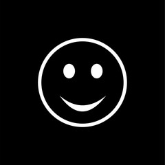 Simple Smiley Face Icon Vector
