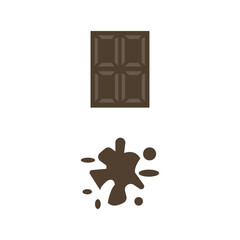 Set of Chocolate Outline icon, Editable Stroke