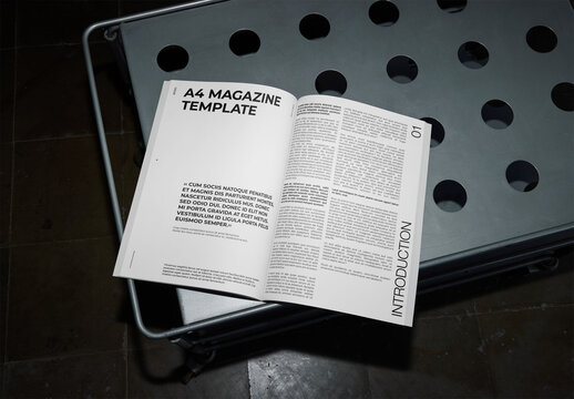 Horizontal Magazine Horizontal Magazine Inside Pages Mockup Images – Browse 813 Stock ...