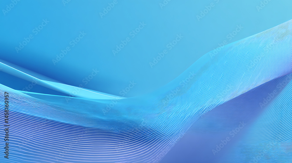 Poster Abstract background design with blue lines as a header