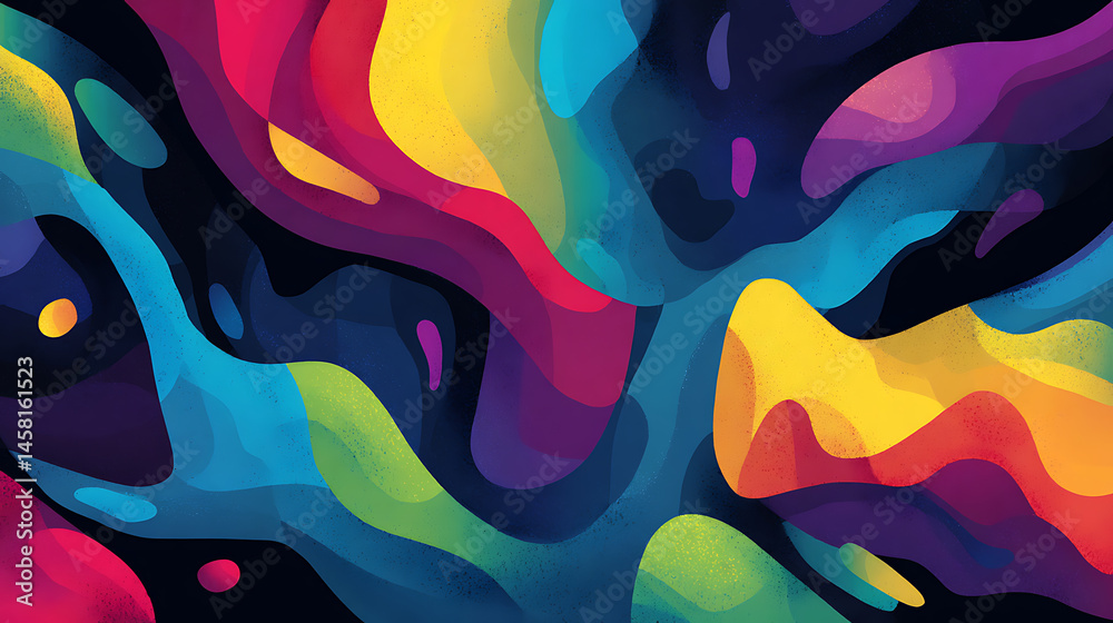 Poster abstract colorful background
