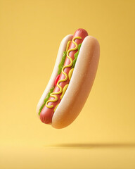 A 3D Hot Dog, a Delicious Visual Treat
