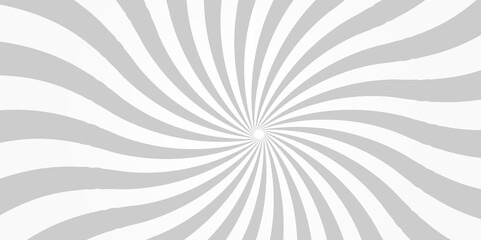 Light grey gradient Sunburst background. Geometric abstract white and gray cartoon, poster wallpaper. Abstract white sun rays sunburst backdrop background.