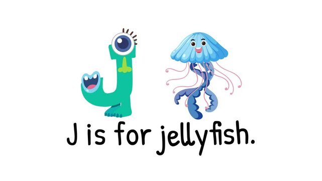 Alphabet Animation: J is for Jellyfish
