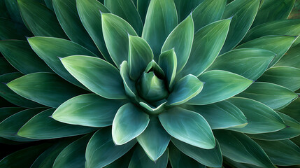 Fototapeta premium Agave plant top view