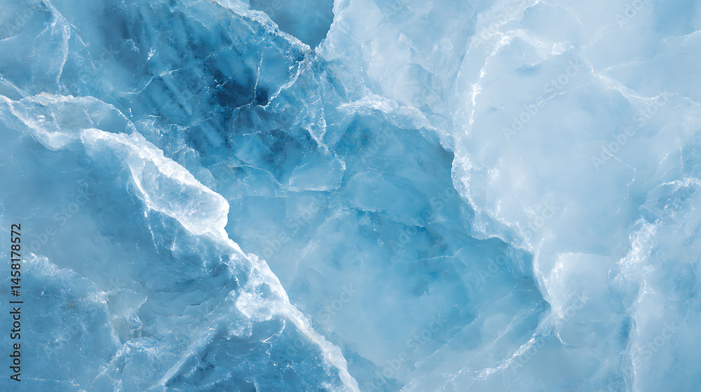 Aufkleber beautiful original background image in a wide format in light blue tones of the surface with the tex
