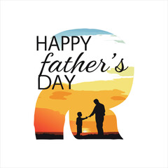 Obraz premium Happy Father's Day Celebration with Loving Father and Child Bond