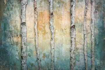 Fototapeta premium Textured abstract background with vertical striations.