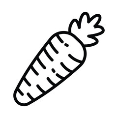 Radish Vector outline icon. Eps10 file 