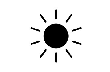 黒い太陽のアイコン