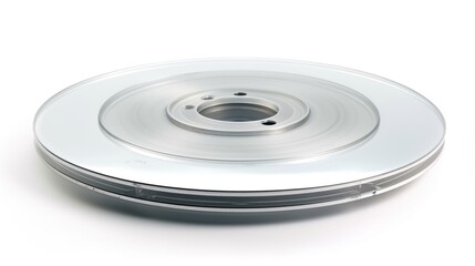 Metal disc with clear film