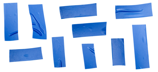 Colorful Duct Tape Strips and Foil Set Illustration for Collage and Decorative Design