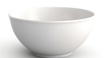 Round white bowl