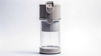 Gray and clear portable container